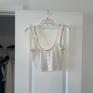 Pac sun cream crop top